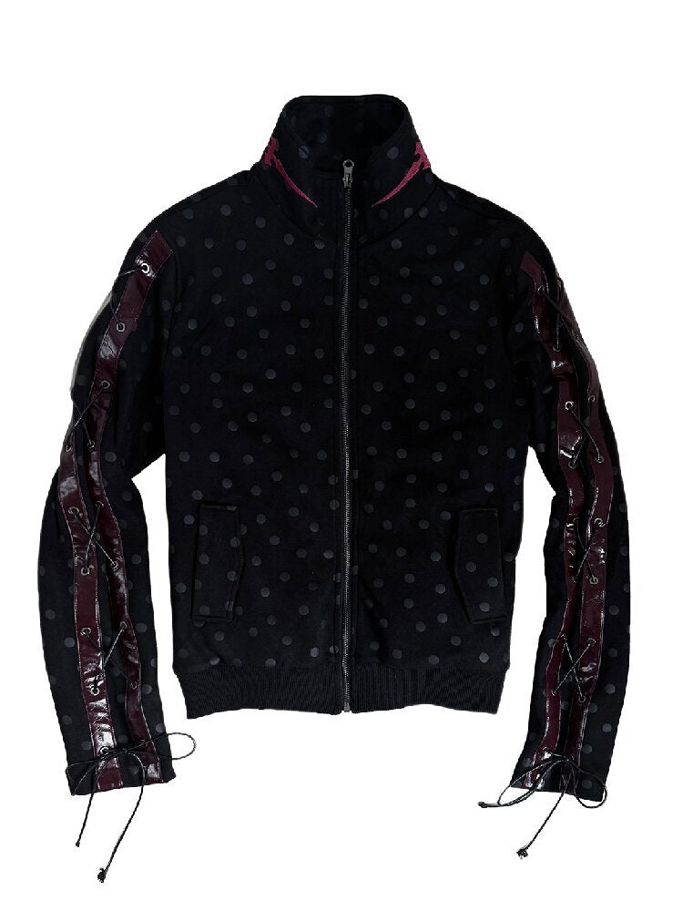 Suede Polka Dot Embroidered Jacket【s0000019273】