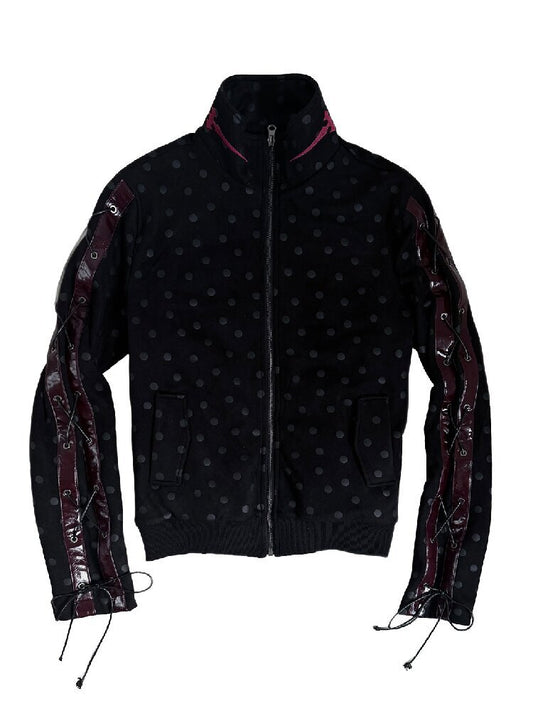 Suede Polka Dot Embroidered Jacket【s0000019273】