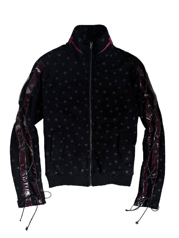 Suede Polka Dot Embroidered Jacket【s0000019273】
