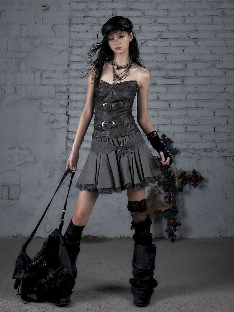 Slimming Wrap Short Leather Breastplate【s0000011827】