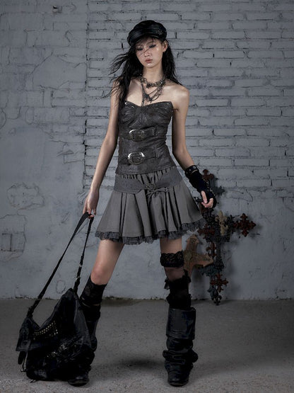 Slimming Wrap Short Leather Breastplate【s0000011827】