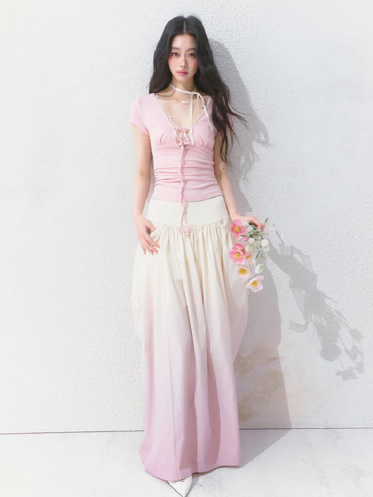 High-Waisted Half-Length Skirt【s0000012144】