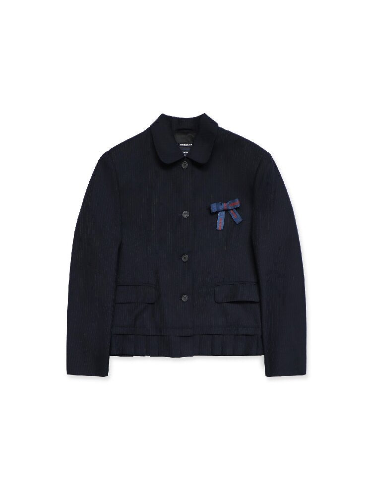 Vintage Doll Collar Pleated Blazer【s0000016113】