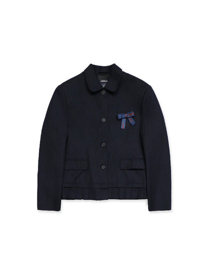 Vintage Doll Collar Pleated Blazer【s0000016113】
