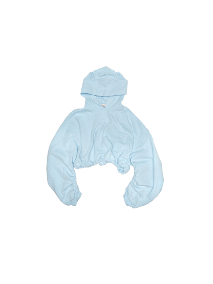 Cat Ears Short Heavyweight Hooded Sweatshirt【s0000011584】
