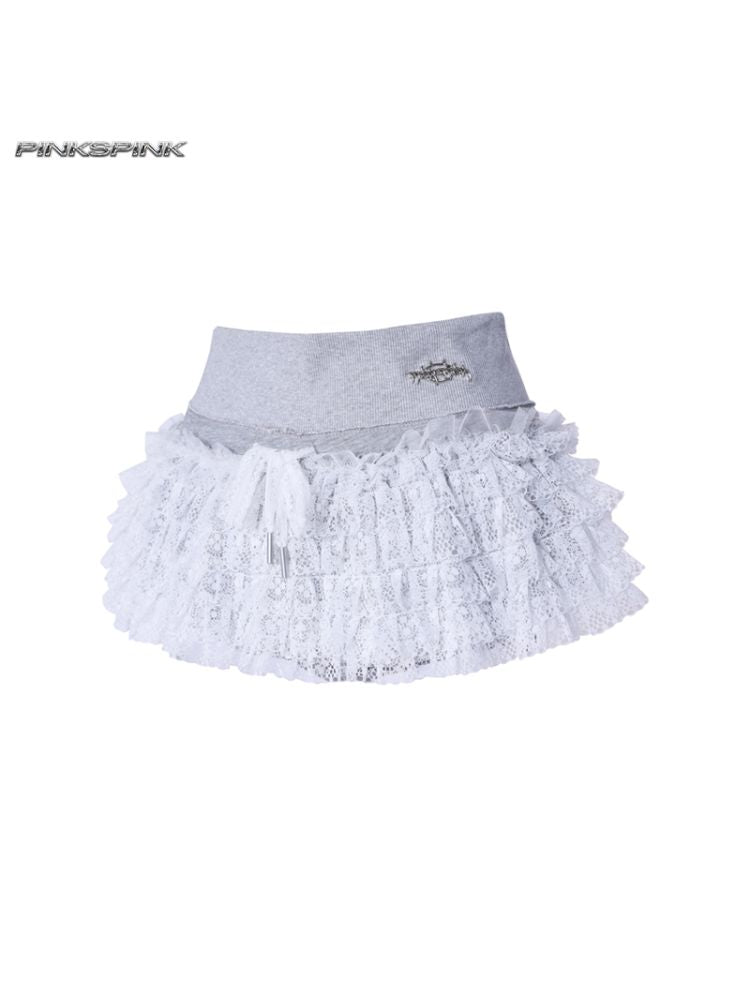 Punk ballet mini skirt【s0000012976】