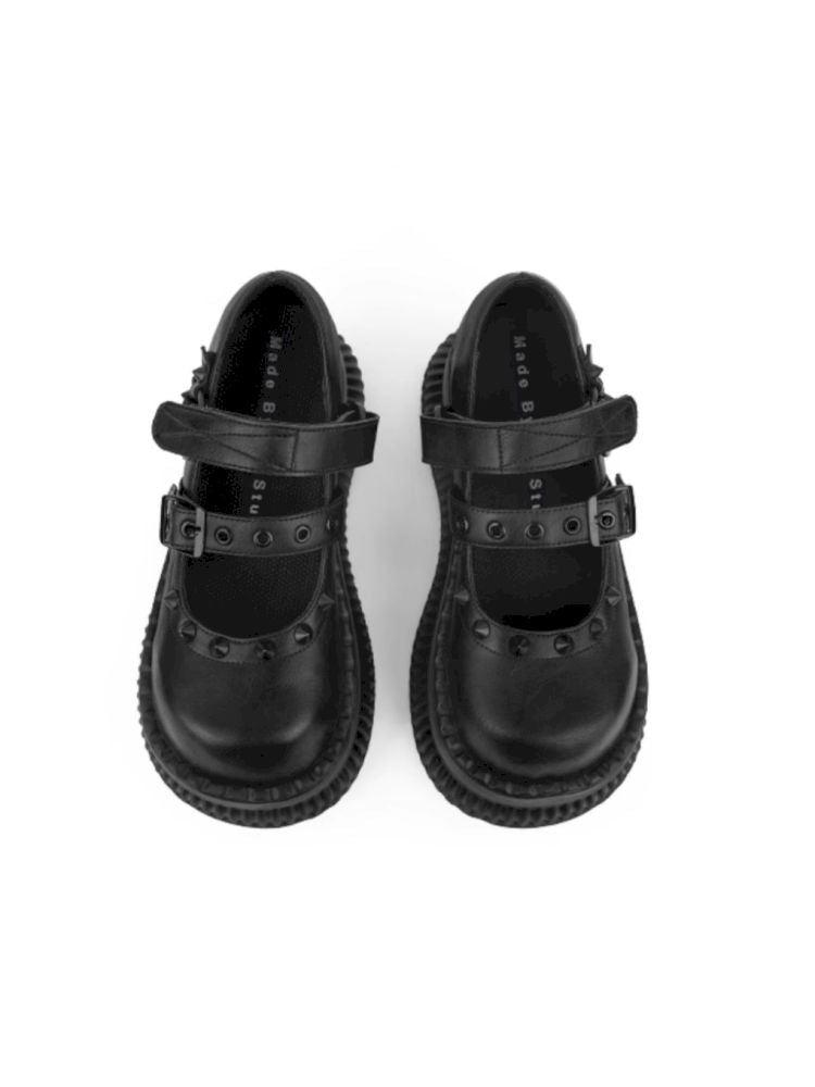 Mary Jane height increase small leather shoes【s0000013357】