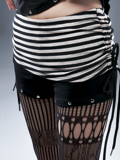 Low-Waist Knitted Bodycon Shorts【s0000012948】