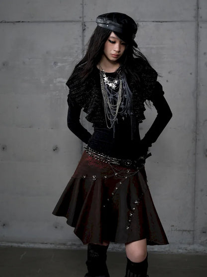 Puff Sleeves Round Neck Long Sleeve Base【s0000013956】