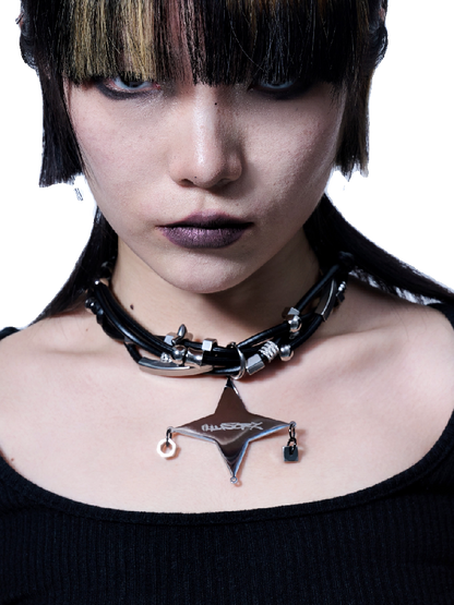 High-End Leather Beaded Necklace【s0000018832】