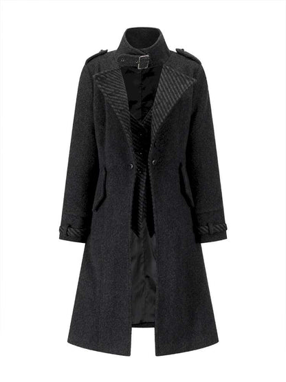 Court Knight Vest Tweed Coat【s0000014670】