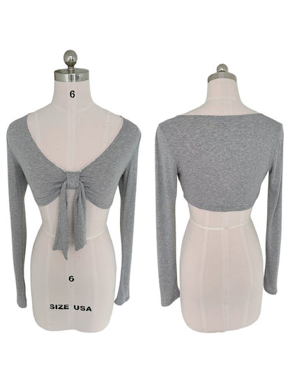 Gray Pink Patchwork Bow Strap Set【s0000019257】