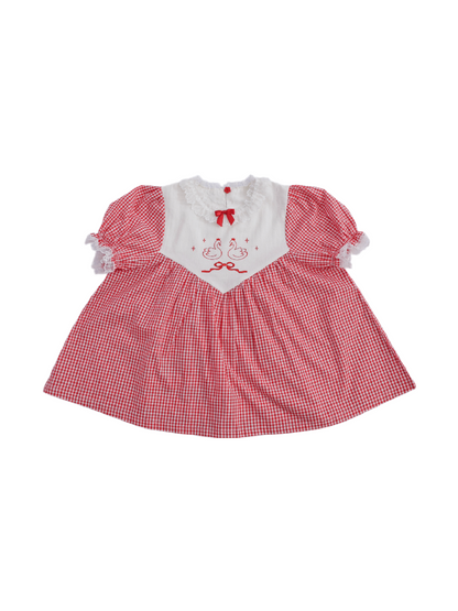 Vintage Lace Swan Dress Set【s0000017486】