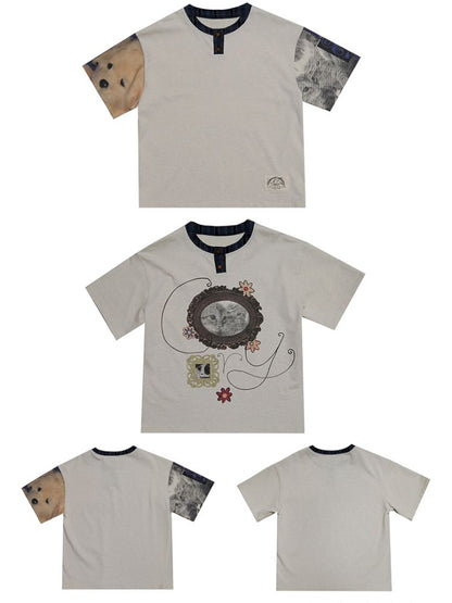 Fake two pieces T-shirt【s0000013511】