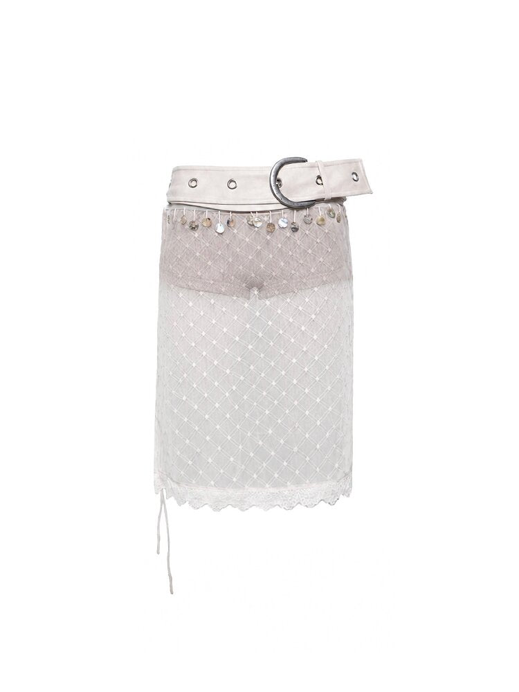 Detachable Polka Dot Tulle Skirt【s0000017668】