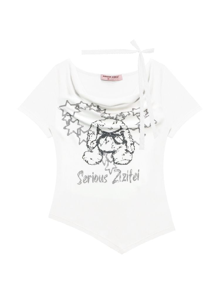Irregular Short Sleeve T-Shirt【s0000012231】