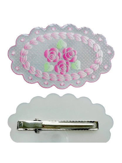 Traditional Rose Cake Hair Clip【s0000017462】