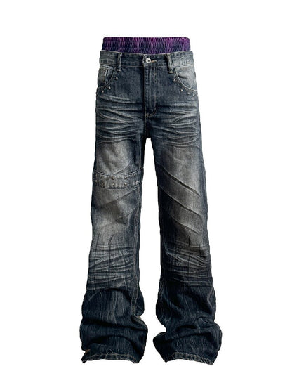 Plaid Double Waist Cut Off Jeans【s0000019271】