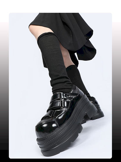 Gothic velcro thick bottom shoe【s0000013359】