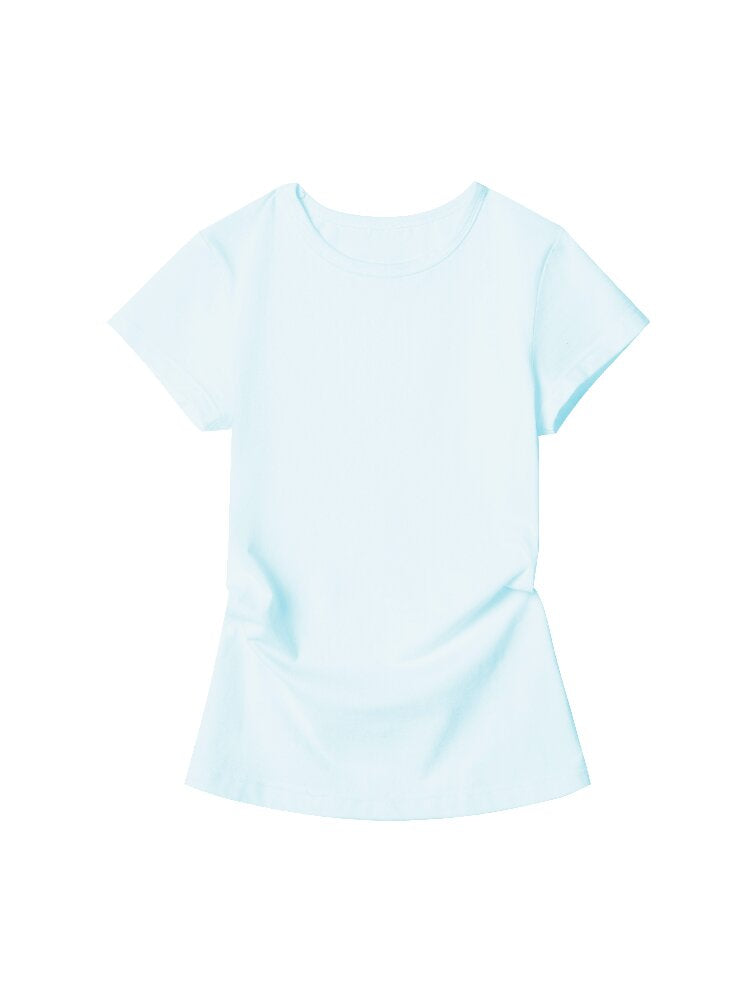 Multi Color Crew Neck Slim T-Shirt【s0000015865】