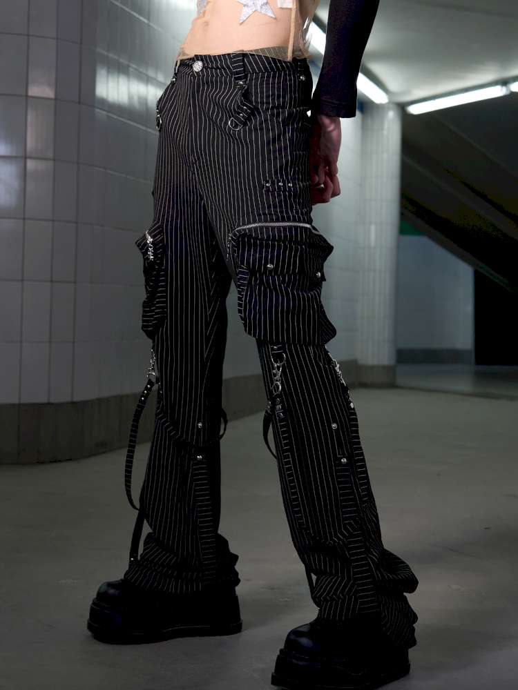 Stacked Striped Pants【s0000014643】