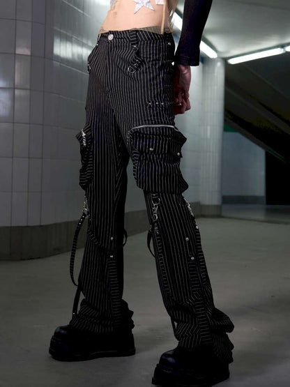 Stacked Striped Pants【s0000014643】