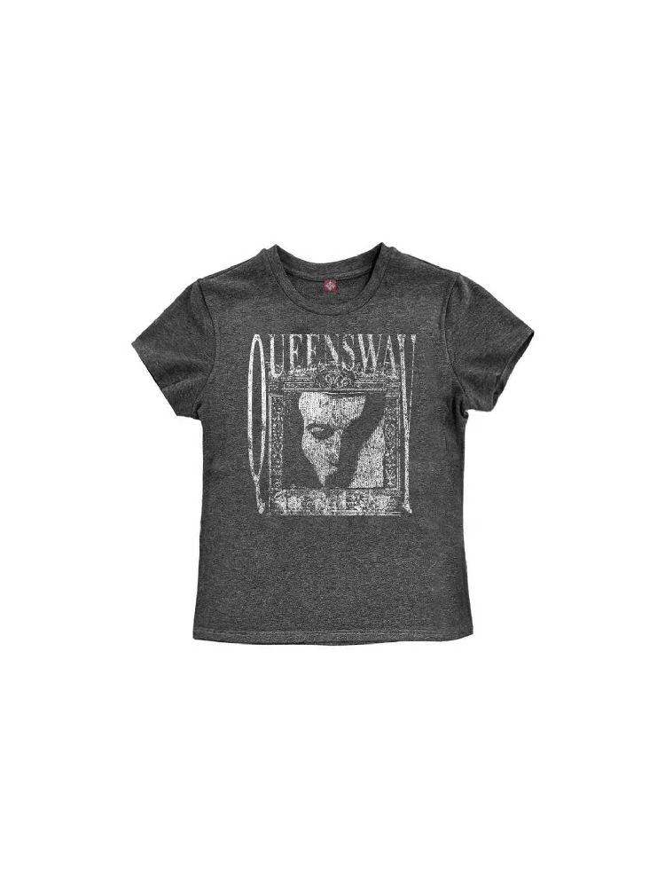 Diablo Punk Portrait Slogan Tee【s0000018221】