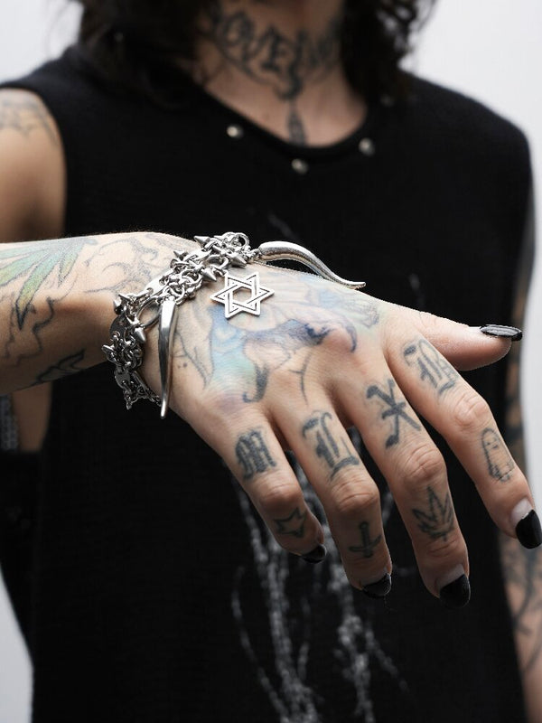 Heavy Gothic Rivet Bracelet【s0000018999】