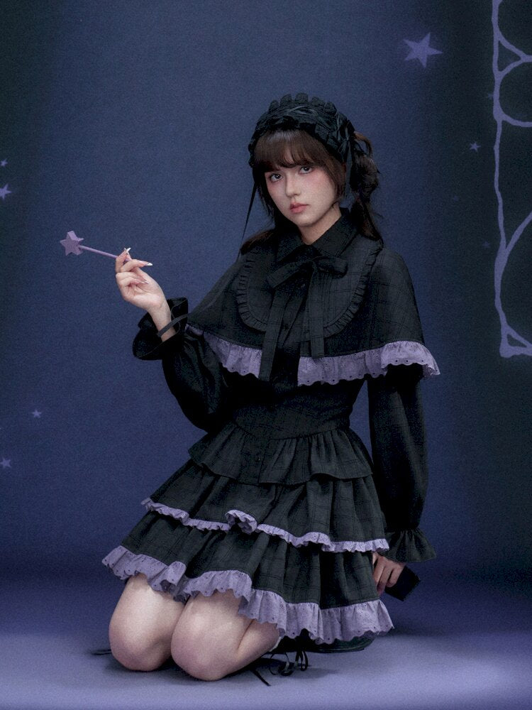 Astrology Magic Purple Cake Dress【s0000015446】