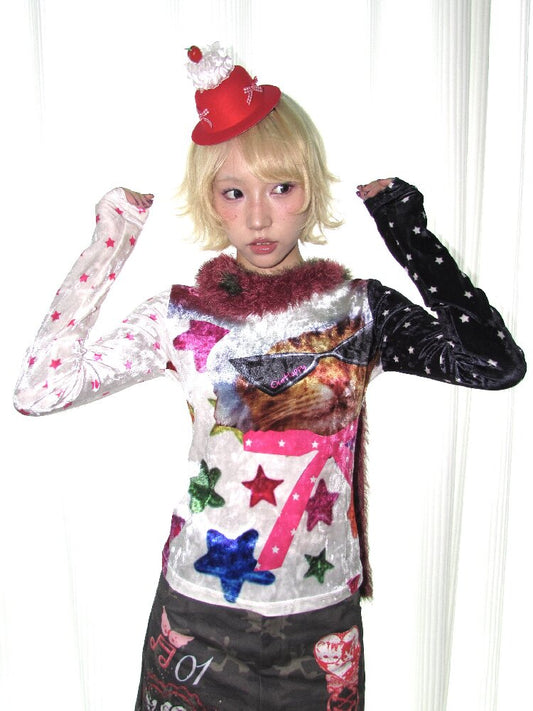 Cat Candy Paper Velvet Base Top【s0000018673】