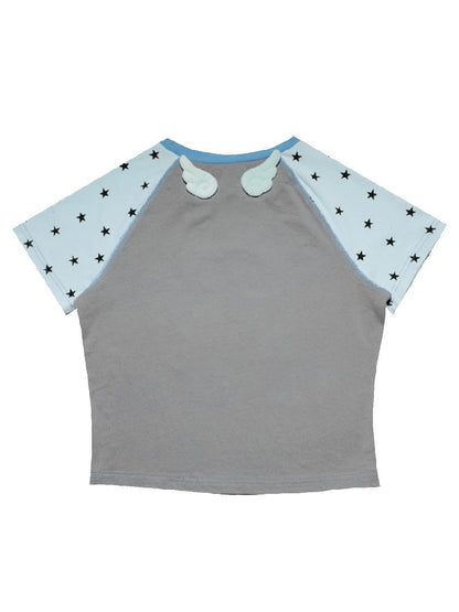 Star Plunge Short Sleeve T-Shirt【s0000012198】