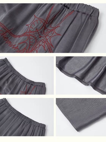 High waist thin a-line skirt【s0000012281】