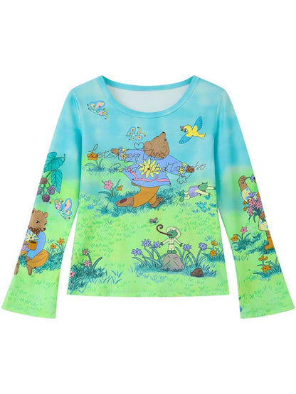 Diamond Letter Stretch Base Shirt【s0000014499】