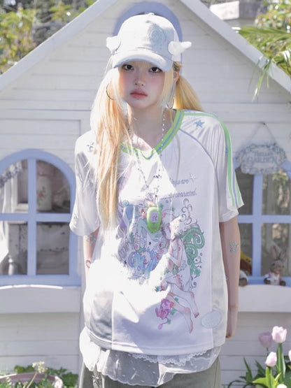 Clover Wings Angel Vintage Cell Phone Necklace【s0000012204】