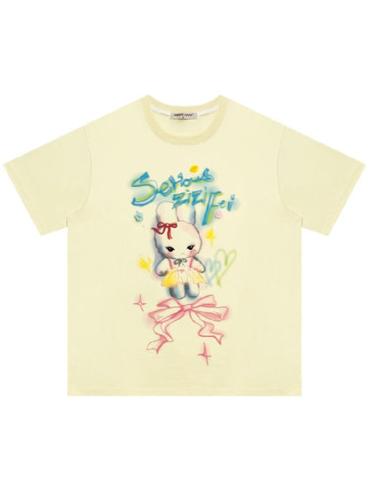 Loose Thin Round Neck Short Sleeve T-shirt【s0000012243】