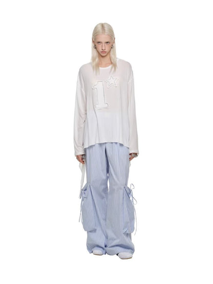 Wide Leg Work Pants【s0000011595】