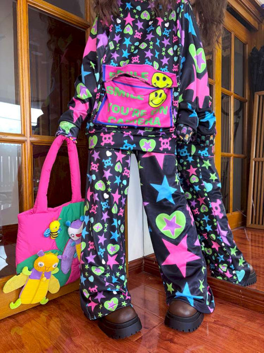 Dopamine Plush Wide-Leg Pants【s0000014633】