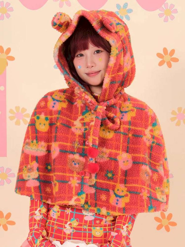 Showa Sweets House Fleece Hooded Cape【s0000015168】