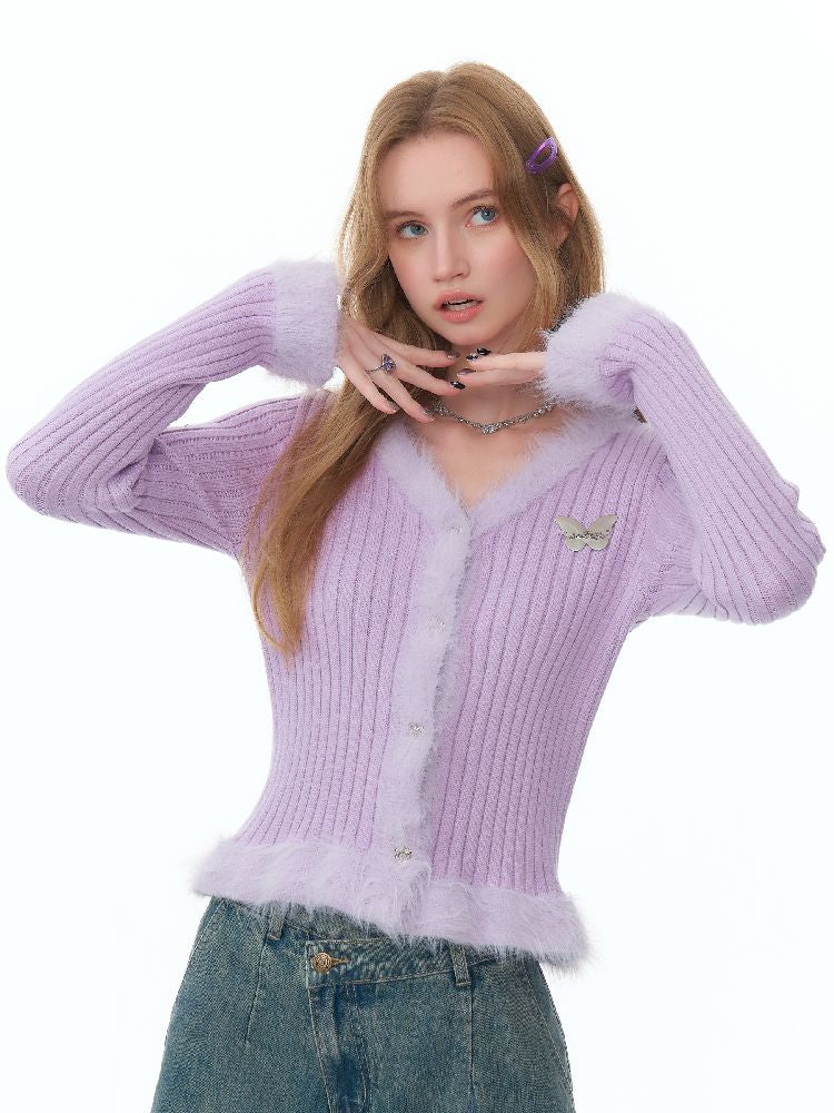 V-Neck 니트 스웨터 가디건 [S0000011493]