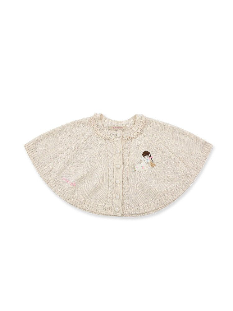 Horse Patch Embroidered Cape Top【s0000016124】