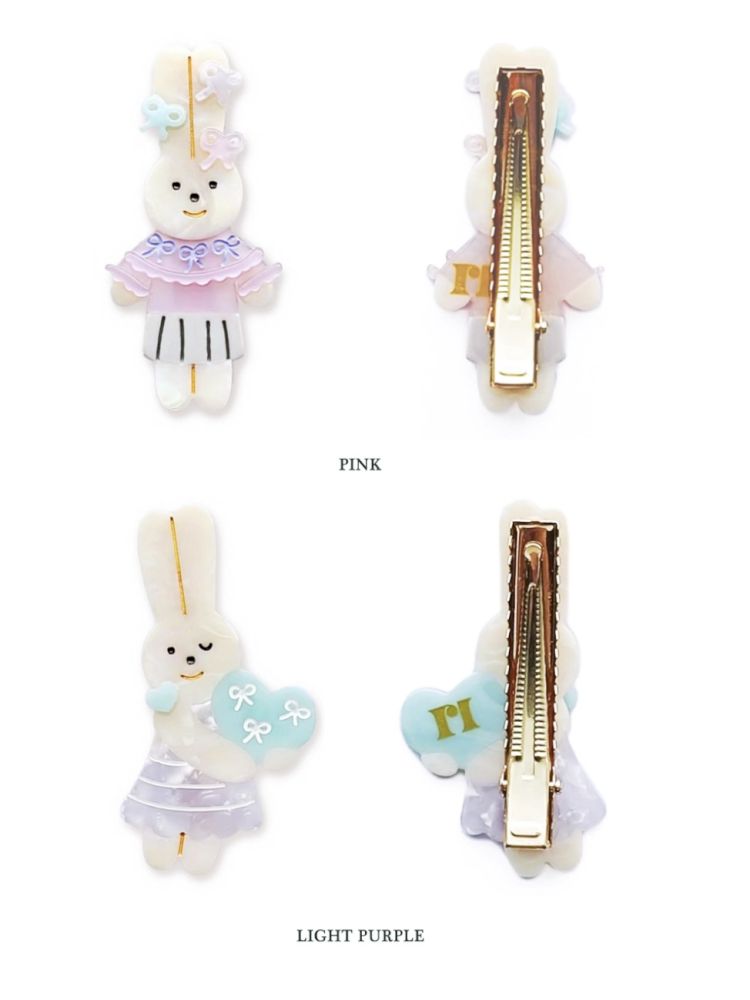 Handmade Rabbit Hair Clips【s0000013422】