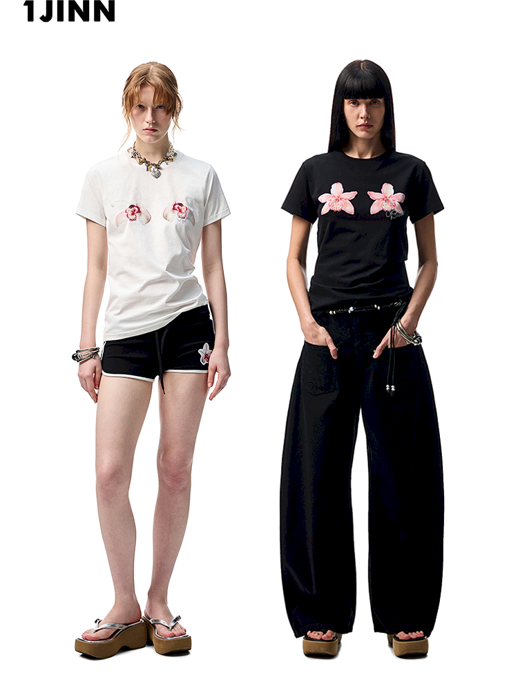 Printed Loose Short Sleeve T-Shirt【s0000012402】