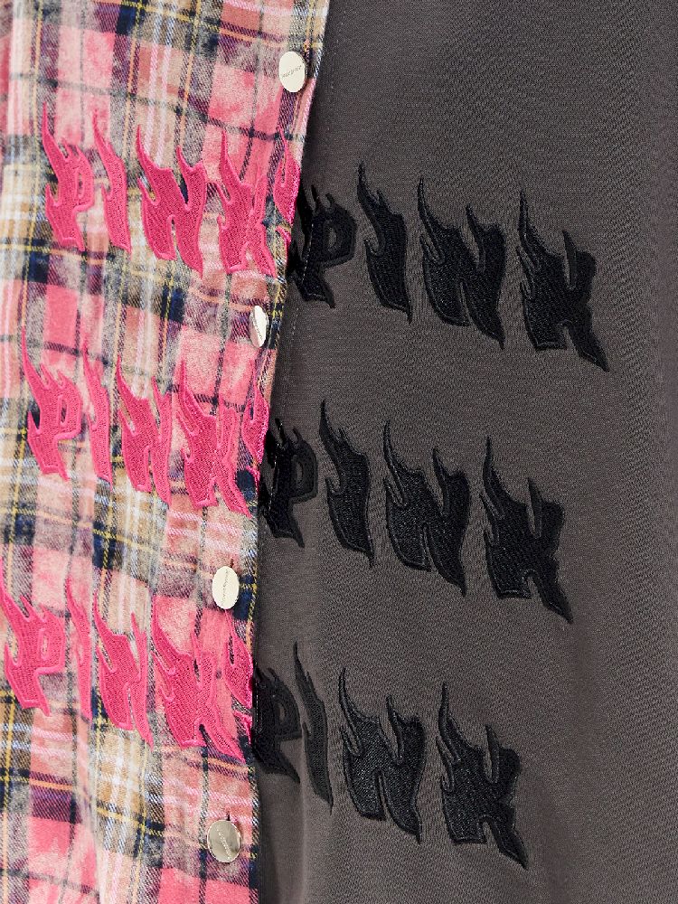 Hooded Headcoat Embroidered Shirt【s0000012072】