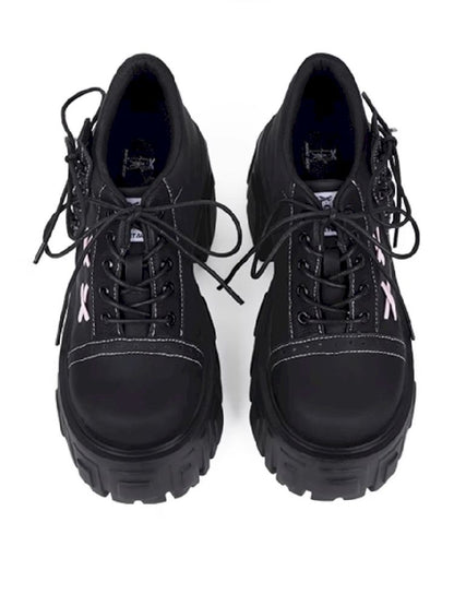 꼭두각시 쇼 [Original] New Girl 's Casual Platform Shoes 2025 다목적 대학 스타일 작은 단일 신발