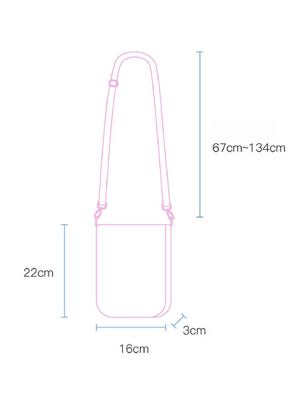 Illustration Pattern Crossbody Small Bag【s0000012012】
