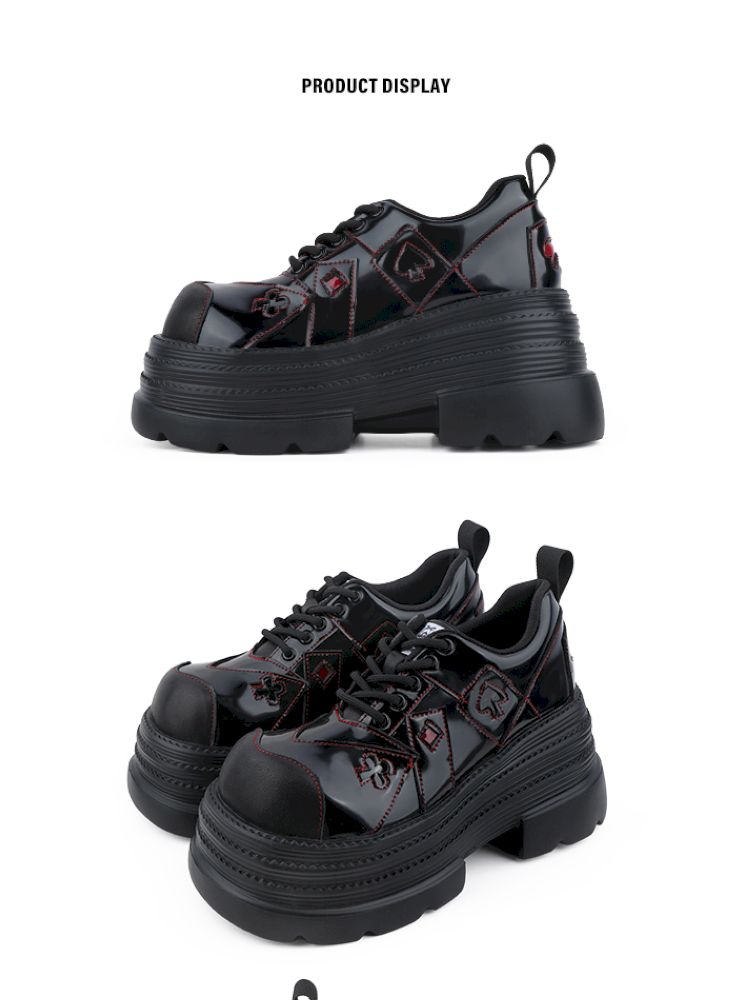 Punk thick bottom muffin shoes【s0000013712】