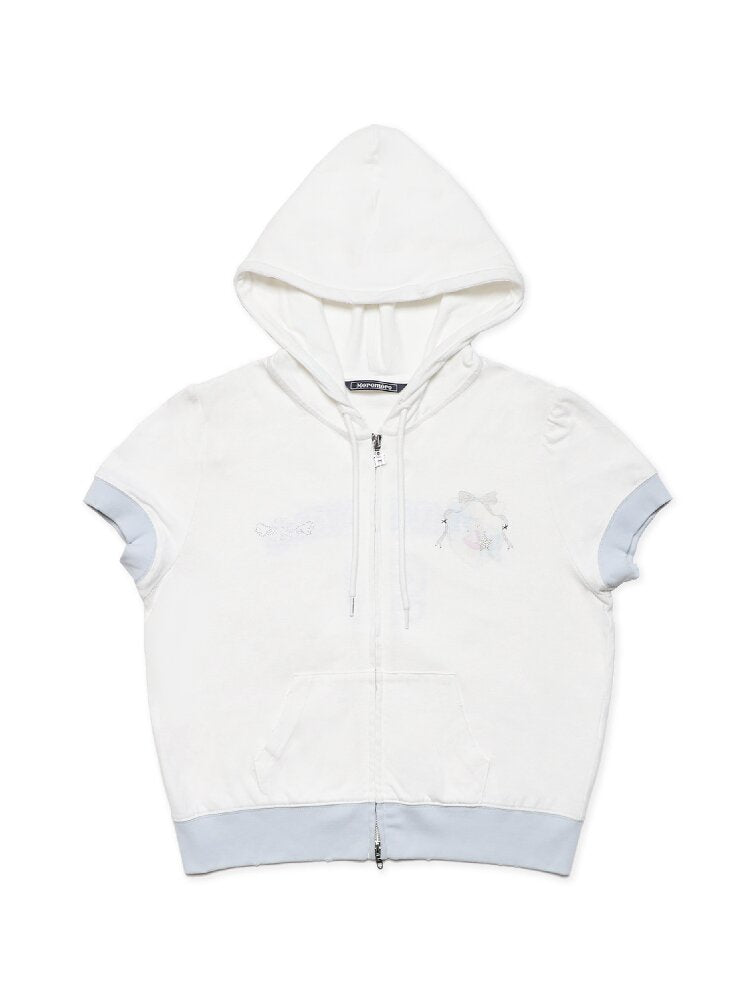 Rabbit Badge Cardigan Shorts Set【s0000017412】