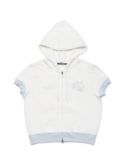 Rabbit Badge Cardigan Shorts Set【s0000017412】