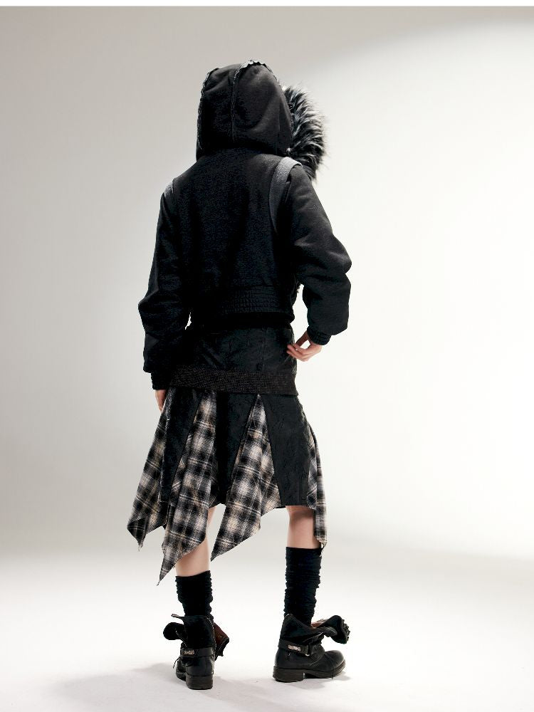 Leather Halter Long Skirt【s0000011253】