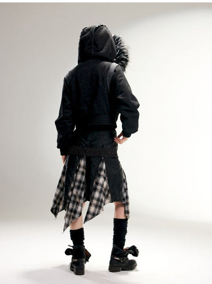 Leather Halter Long Skirt【s0000011253】